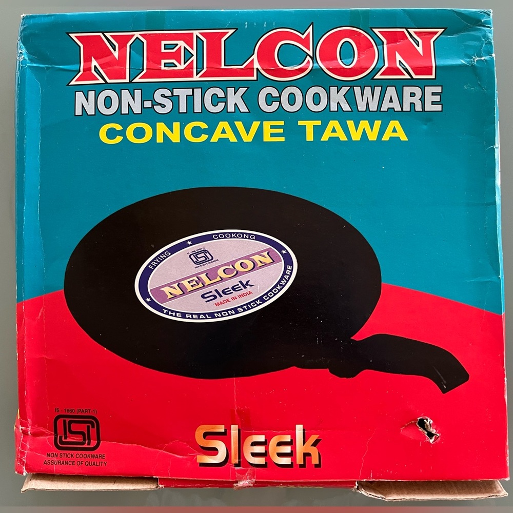 Induction Base Concave Griddle Pan Dosa Tawa Non-Stick 4.5 MM thick diameter 10"